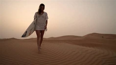 Surfer Sally Fitzgibbons Tackles 35m Waves In Arabian Desert The