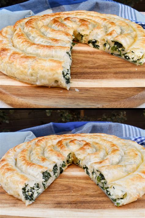 Rolled Puff Pastry Filled With Spinach And Ricotta Puff Pastry