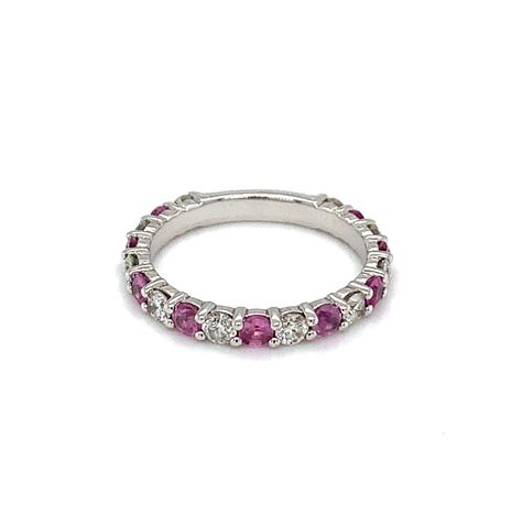 Diamond And Pink Sapphire Ring Haywards Of Hong Kong