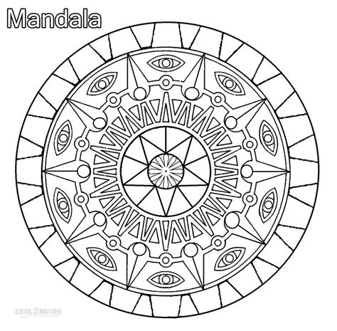 Originally it was a sanskrit word meaning circle, which may mean by extension the environment and the community. Printable Mandala Coloring Pages For Kids | Cool2bKids