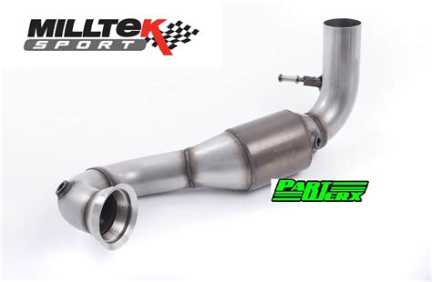 Milltek Sport Exhaust Large Bore Downpipe High Flow Sports Cat For