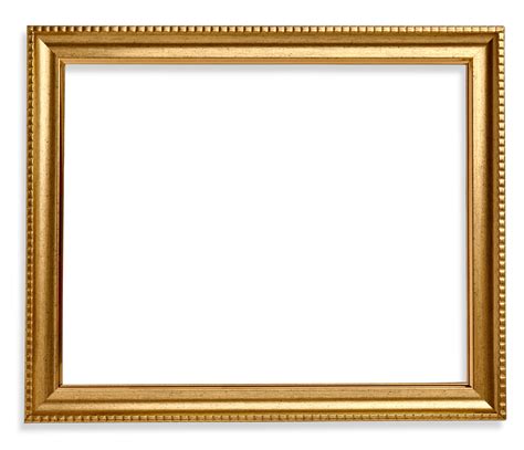 Square Gold Frame Png Isolated Hd Png Mart