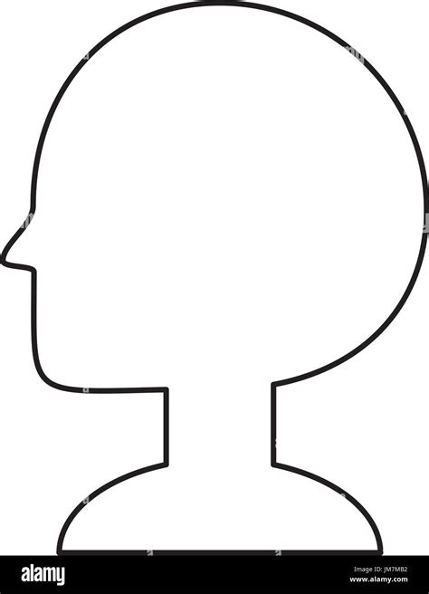 Human Head Silhouette Stock Vector Image And Art Alamy