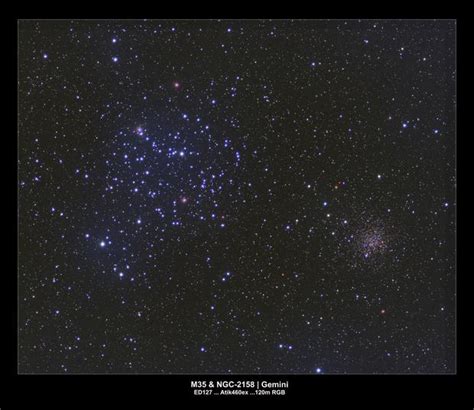 M35 Ngc 2158 Mark L Mitchell Astrobin