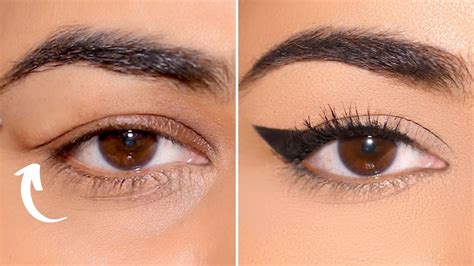 Incredible Eyeliner Styles For Extreme Hooded Eyes Youtube