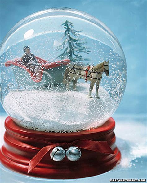 How To Make A Snow Globe Martha Stewart