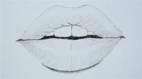 How To Sketch Lips For Beginners At Drawing Tutorials