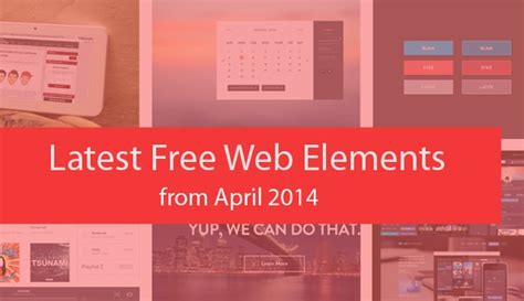 latest  web elements  april  css author