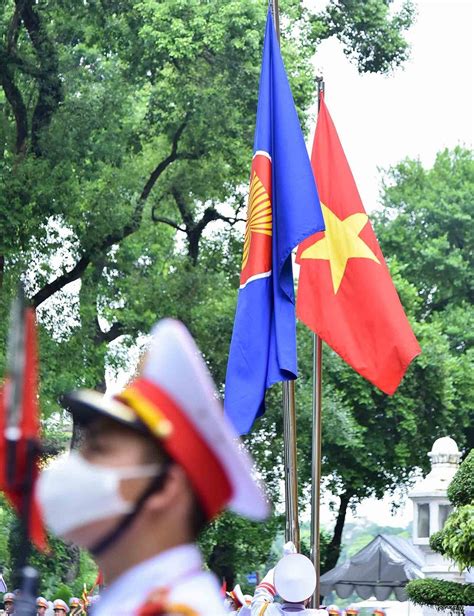 Asean Flag Raising Ceremony Held In Hanoi