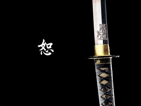 Ilustración De Katanas Negras Y Marrones Samurai Champloo Espada