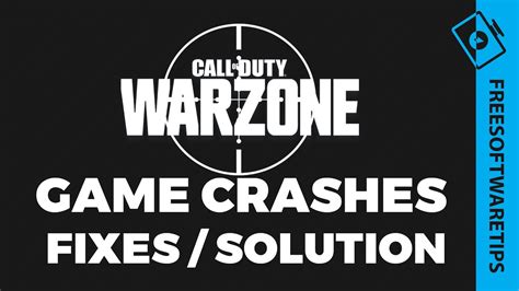 Call Of Duty Warzone Game Crashes Fix And Solutions Compiled Youtube