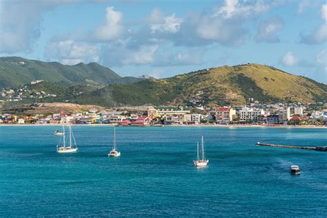 Townscape Of The Philipsburg Sint Maarten Saint Martin Netherlands