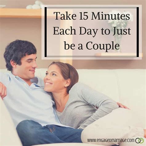 Take Minutes Each Day To Just Be A Couple