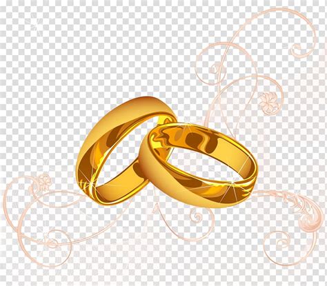 Wedding Invitation Wedding Ring Marriage Gold Ring And Line Pattern