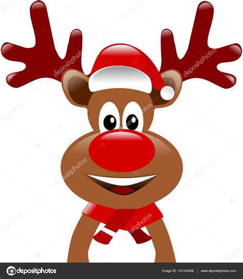Et pourquoi pas l'inciter à faire un joli dessin ou un coloriage à l'effigie du père noël avec un message plein d'amour au dos ? Caricature de renne de Noël image libre de droit par ...