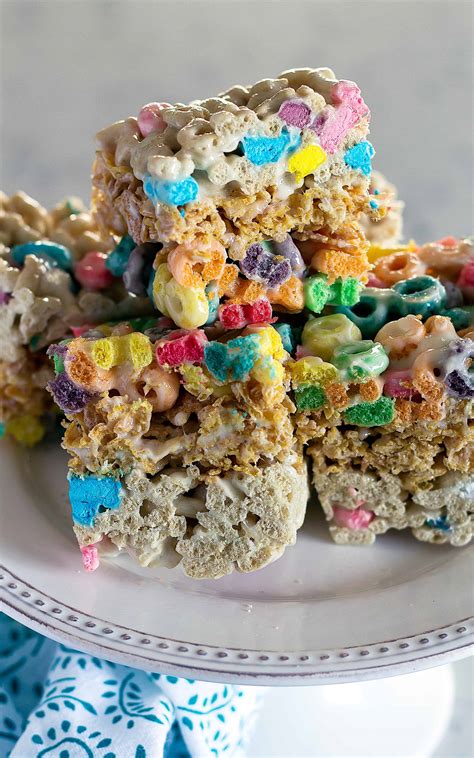 Layered Cereal Treat Bars Cereal Marshmallow Krispies Treats