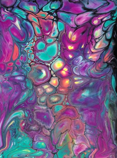 Maria Brookes Art Acrylic Pouring Art Flow Painting Art Painting