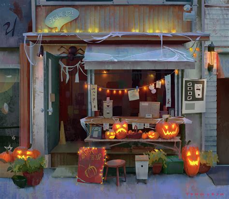 Artstation Halloween Cafe
