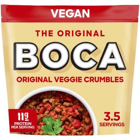 Boca Original Non Gmo Soy Vegan Veggie Crumbles 12 Oz Smiths Food