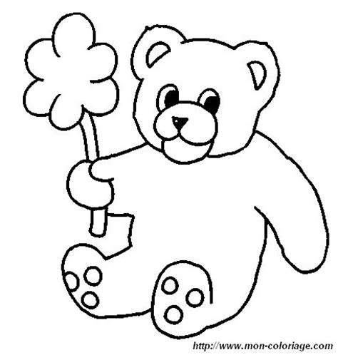 coloring bear page bear
