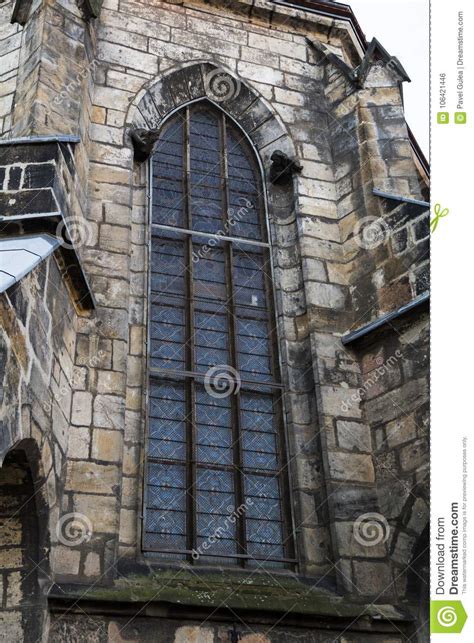 Old Gothic Brick Stone German Church Or Castle Stock Photo Image Of