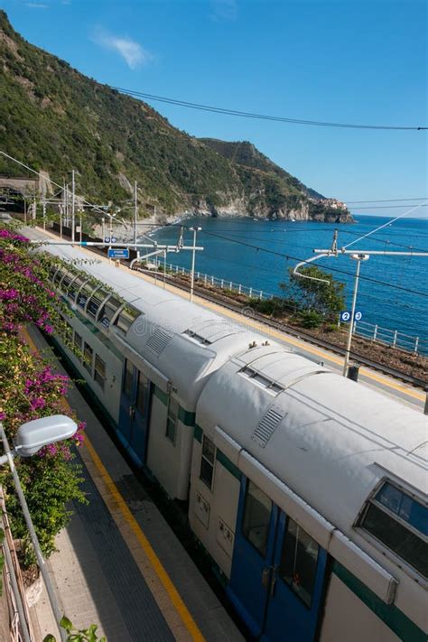 The Train Of Cinque Terre Editorial Image Image Of Tuscany 60929690