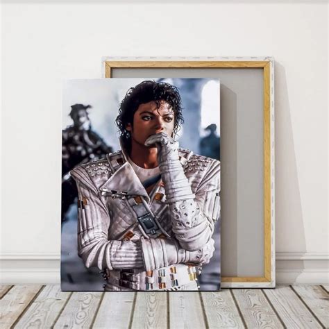 Michael Jackson Poster Canvas Michael Jackson Canvas Art Etsy
