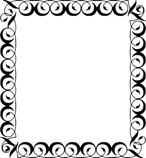 Decorative Border Clip Art Free Vector In Open Office Drawing Svg