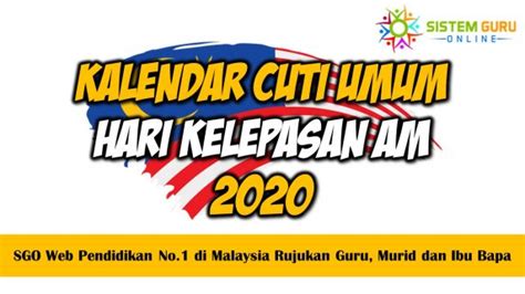 Nanti kalau korang nak download, boleh lah download sana ya. Malaysia 2020 Calendar Cuti Sekolah 2020 Kpm
