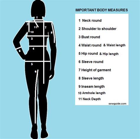 Taking Body Measurement For Sewing Clothes Sewguide