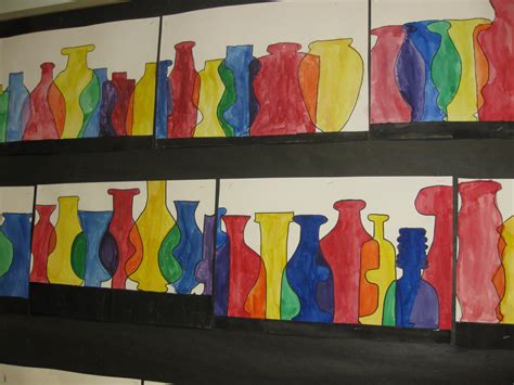 Primary And Secondary Color Bottle Overlay 4tap Color Art Lessons