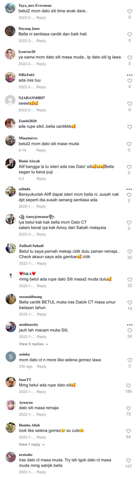 Orang Kata Muka Awak Macam Datuk Siti Nurhaliza Masa Muda Aliff Aziz
