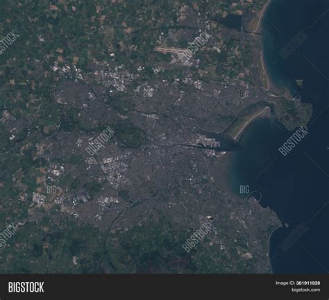 Satellite Map Dublin Image And Photo Free Trial Bigstock