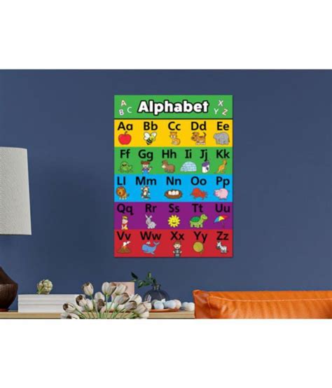 Photojaanic The Alphabets Poster For Kids Learning Charts Paper Wall