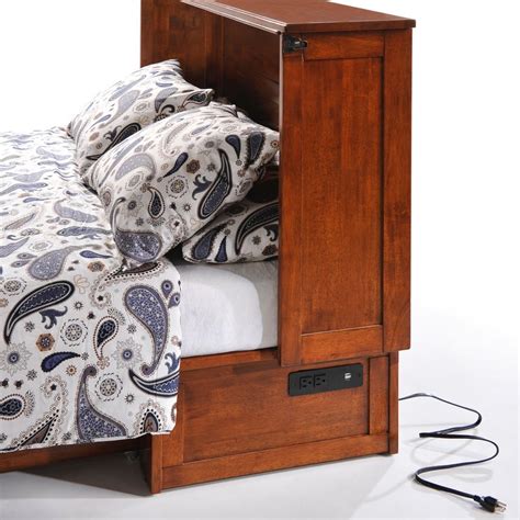 Clover Queen Murphy Cabinet Bed Cherry By Night Day Furniture