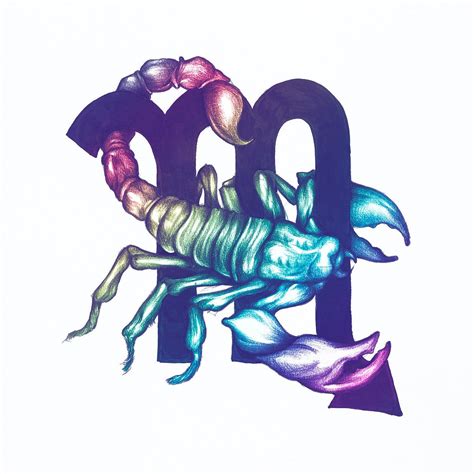 Hand Drawn Horoscope Symbol Of Scorpio Illustration Premium Image By