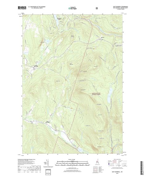 Mytopo East Haverhill New Hampshire Usgs Quad Topo Map