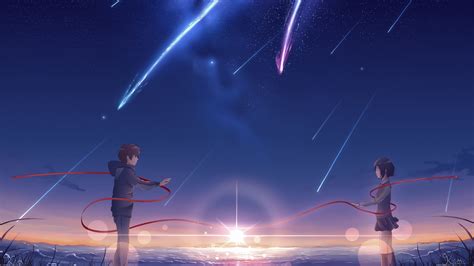 Your Name Wallpaper 1920x1080 Mitsuha Miyamizu Taki Tachibana Kimi No