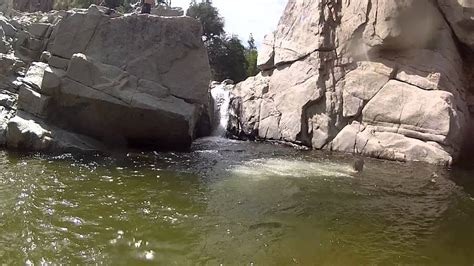 Cliff Jump At Aztec Falls Youtube
