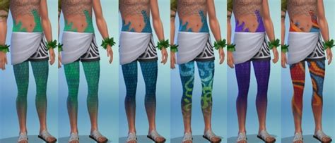 Leg Scales For Mermaids Chest Scales For Male By Karine78 At Mod The