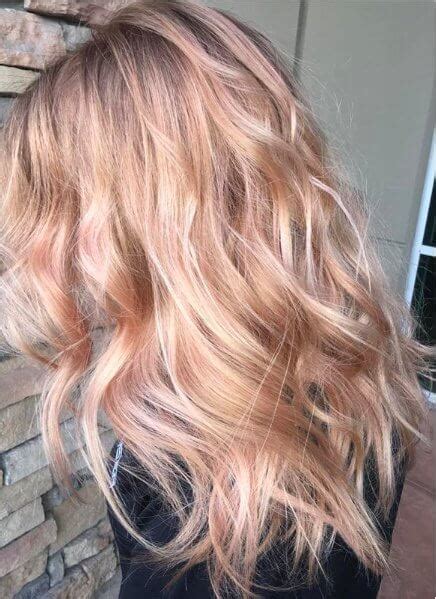 Platinum Blonde Hair With Strawberry Blonde Highlights