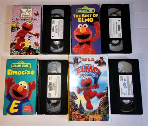 SESAME STREET VHS Lot Best Of Elmo 25 17 PicClick AU