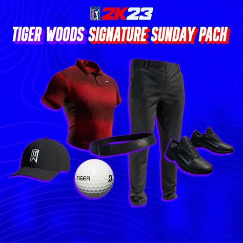 Pga Tour 2k23 Tiger Woods Signature Sunday Pack Ps4 Ps5 Price