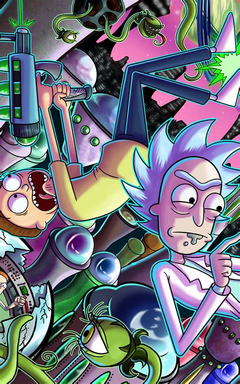 800x1280 Rick And Morty 5k Nexus 7samsung Galaxy Tab 10note Android