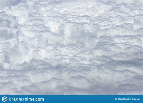 Flying Above A Dense Layer Of White Clouds Great And Beautiful Clouds