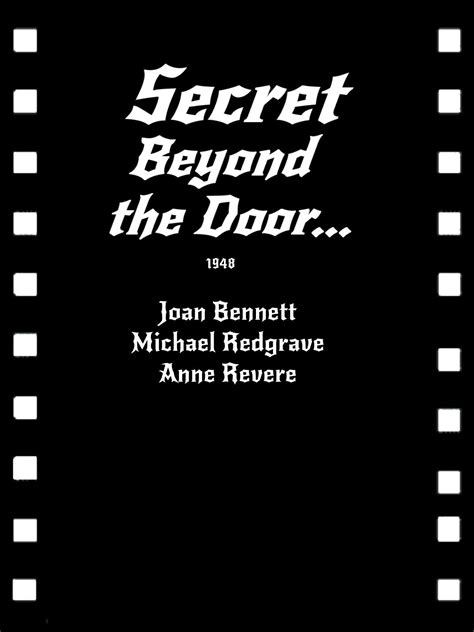 Watch Secret Beyond The Door Prime Video