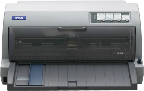Designed with the dot matrix user in mind, our latest model has an impressive print speed of up to 529 cps. LQ-690 - Epson