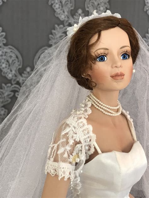 Wedding In A Dew Kissed Bower Porcelain Bride Doll The Ashton Drake