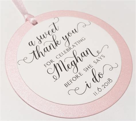 A Sweet Thank You Before She Says I Do Bridal Shower Favor Etsy