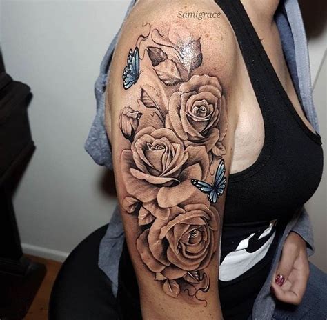 Rosen Rosen Tattoos Shoulder Tattoos For Women Rose Tattoos